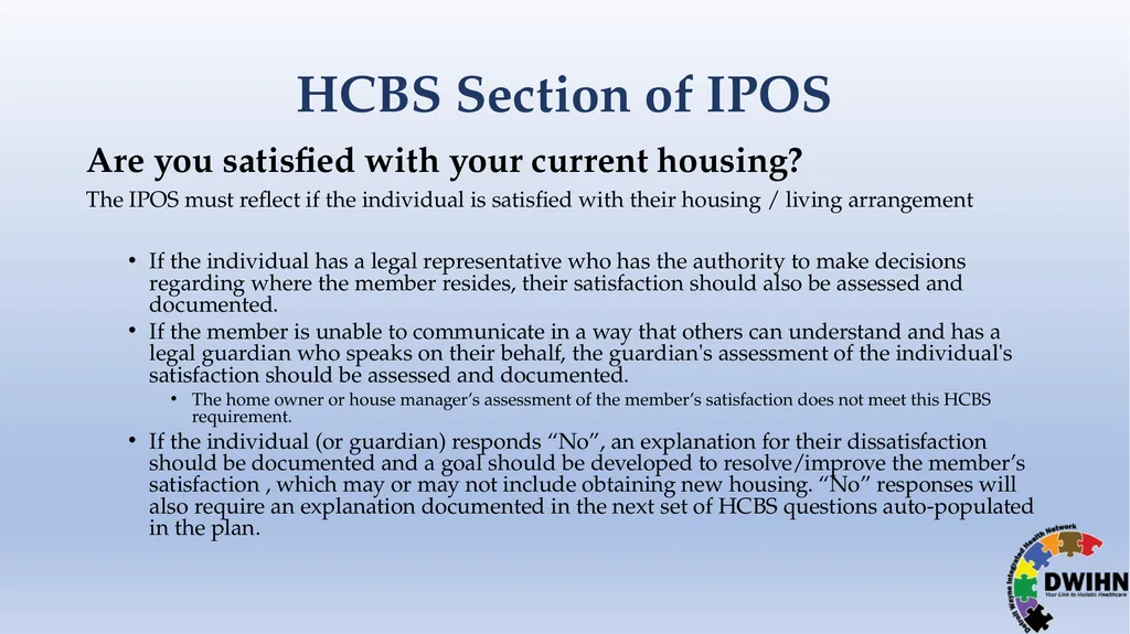 STEP BY STEP GUIDE TO HCBS What is HCBS? HCBS - slide 28 of 58