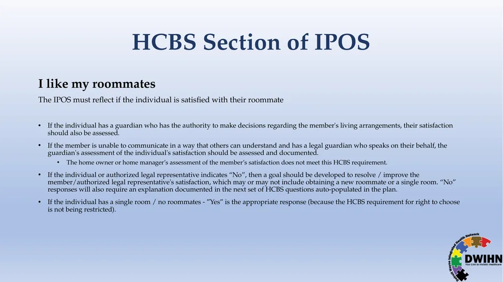 STEP BY STEP GUIDE TO HCBS What is HCBS? HCBS - slide 29 of 58