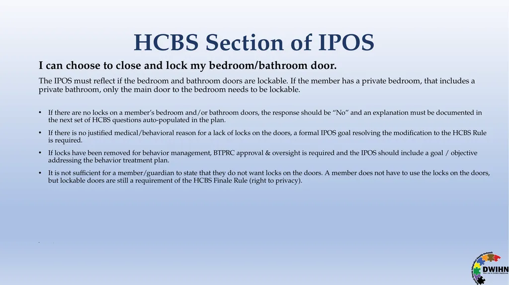 STEP BY STEP GUIDE TO HCBS What is HCBS? HCBS - slide 32 of 58