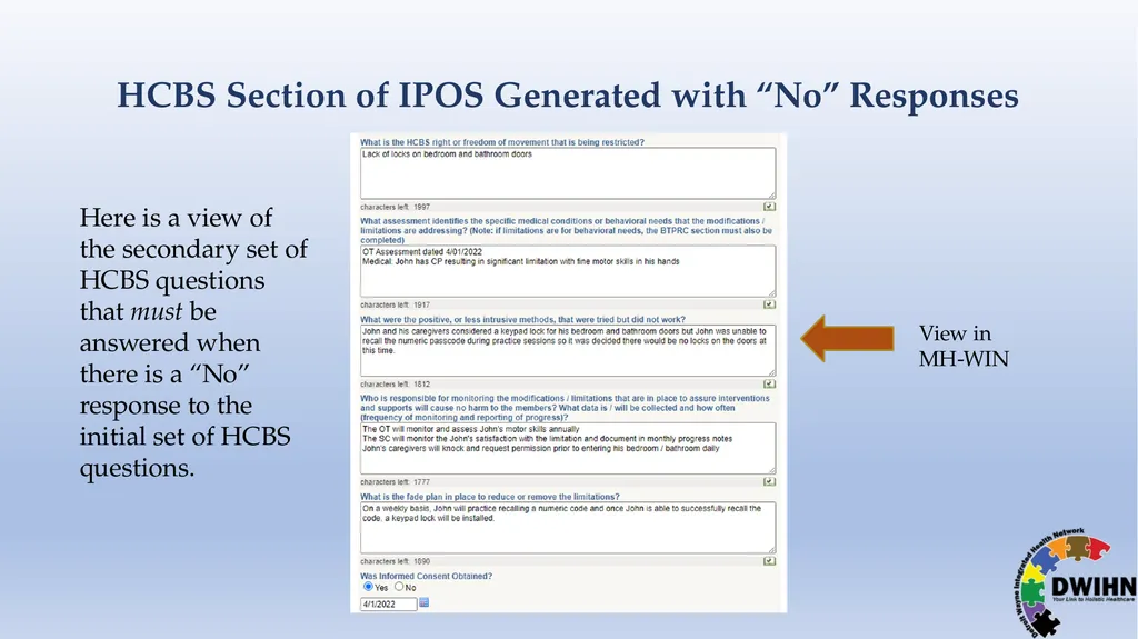STEP BY STEP GUIDE TO HCBS What is HCBS? HCBS - slide 47 of 58