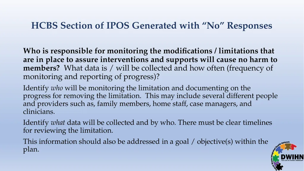 STEP BY STEP GUIDE TO HCBS What is HCBS? HCBS - slide 54 of 58