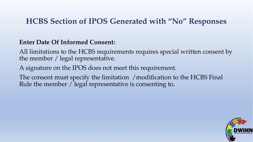 STEP BY STEP GUIDE TO HCBS What is HCBS? HCBS - slide 57 of 58