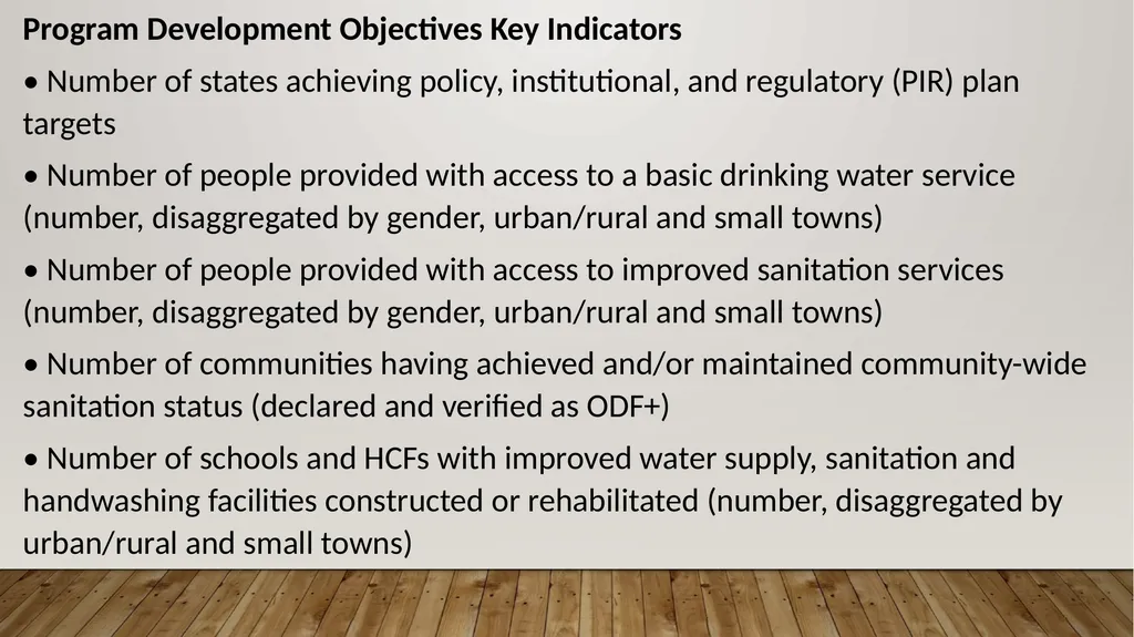 PROGRAM EXPECTATIONS,RESULTS AREA AND DISBURSEMENT - slide 4 of 22