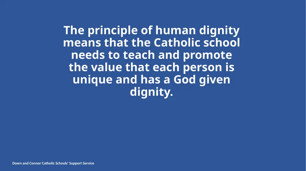 Down and Connor Catholic Schools’ Support Service - slide 10 of 15