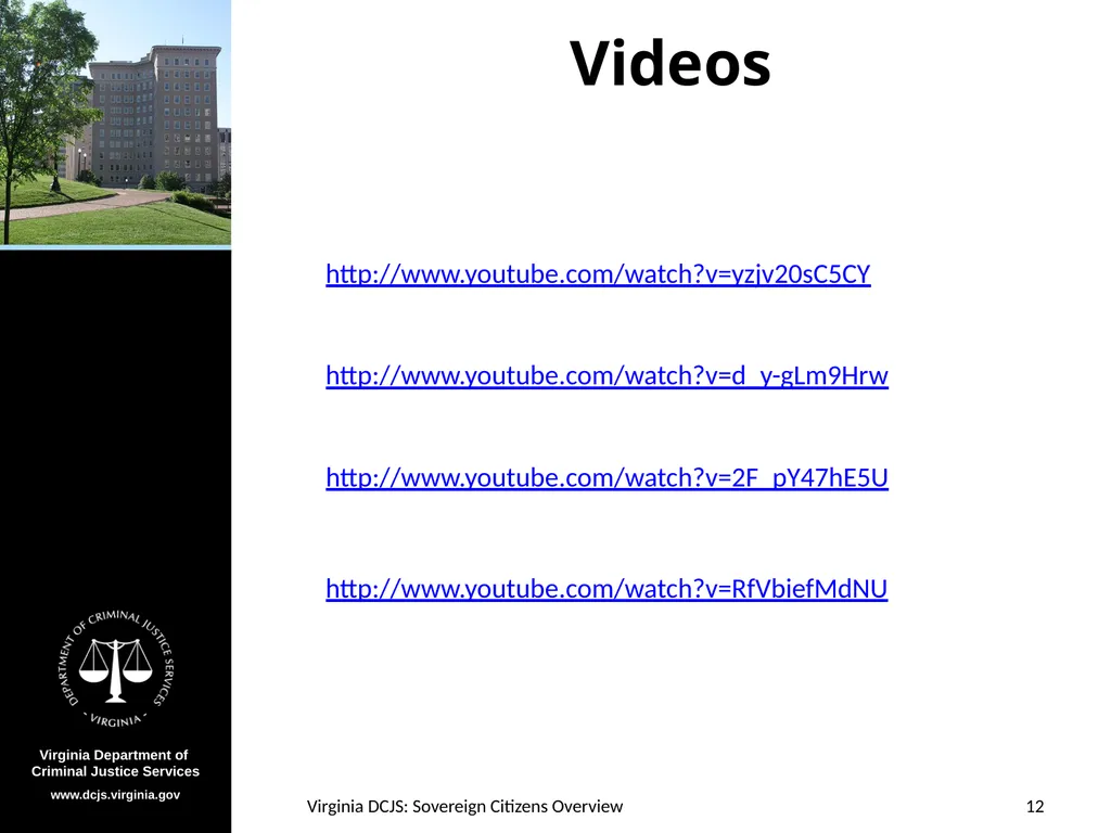 Sovereign Citizens Overview A Quick-Reference - slide 12 of 12