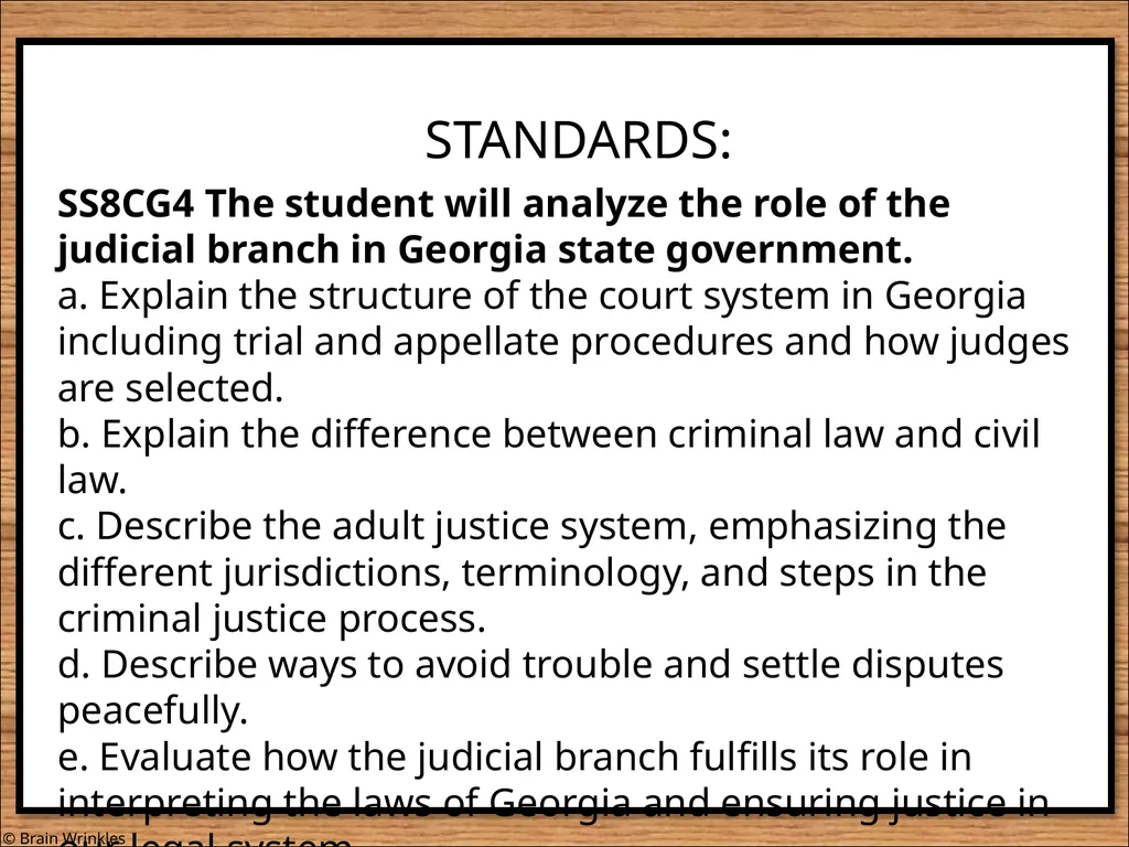STANDARDS: SS8CG4 The student will analyze the - slide 1 of 44