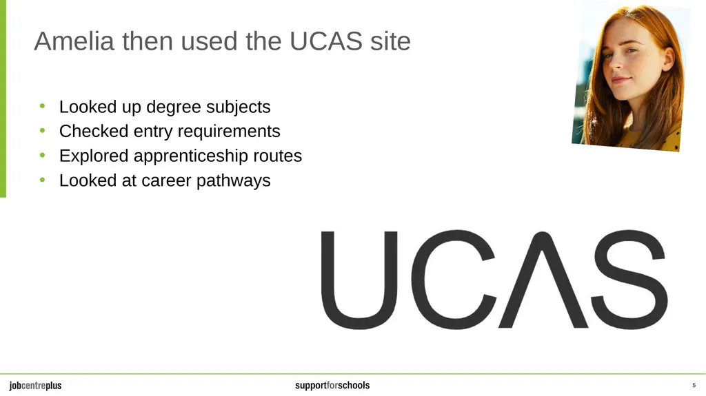 Amelia’s Post 18 Plan How I use labour market - slide 5 of 11