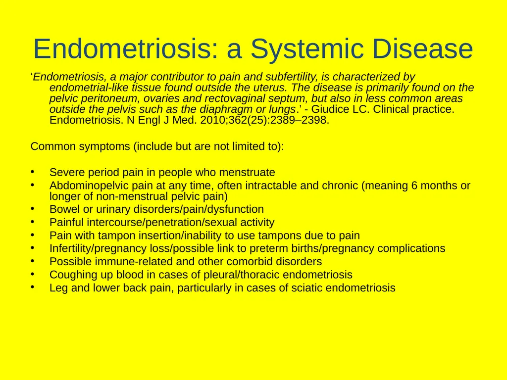 EndoMEtriosis: Advocating for Yourself Before & - slide 5 of 40