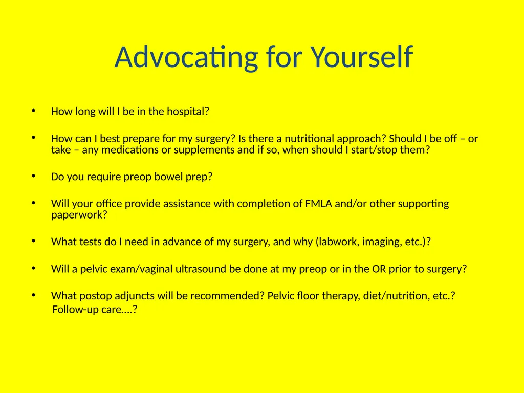 EndoMEtriosis: Advocating for Yourself Before & - slide 27 of 40