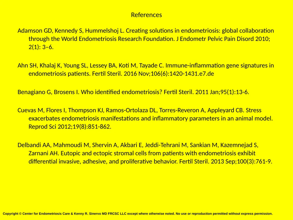 EndoMEtriosis: Advocating for Yourself Before & - slide 38 of 40
