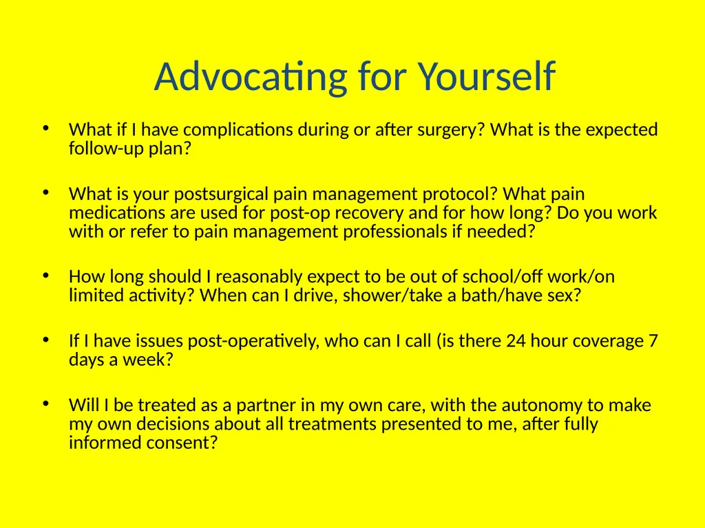 EndoMEtriosis: Advocating for Yourself Before & - slide 28 of 40