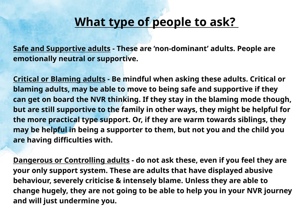 Week Seven Supporters and Siblings NVR Parent - slide 9 of 22