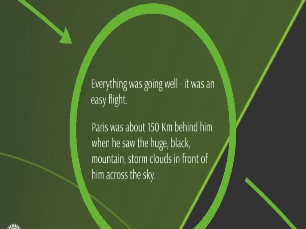 Theme His First Flight: Introduction The story by - slide 14 of 18