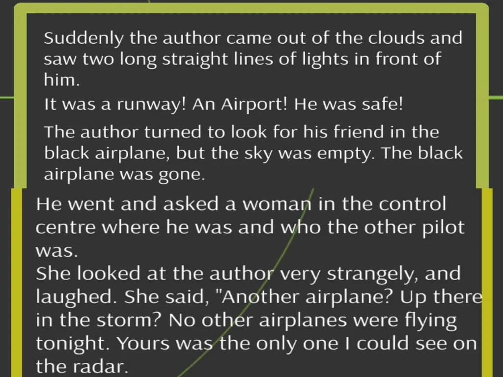 Theme His First Flight: Introduction The story by - slide 16 of 18