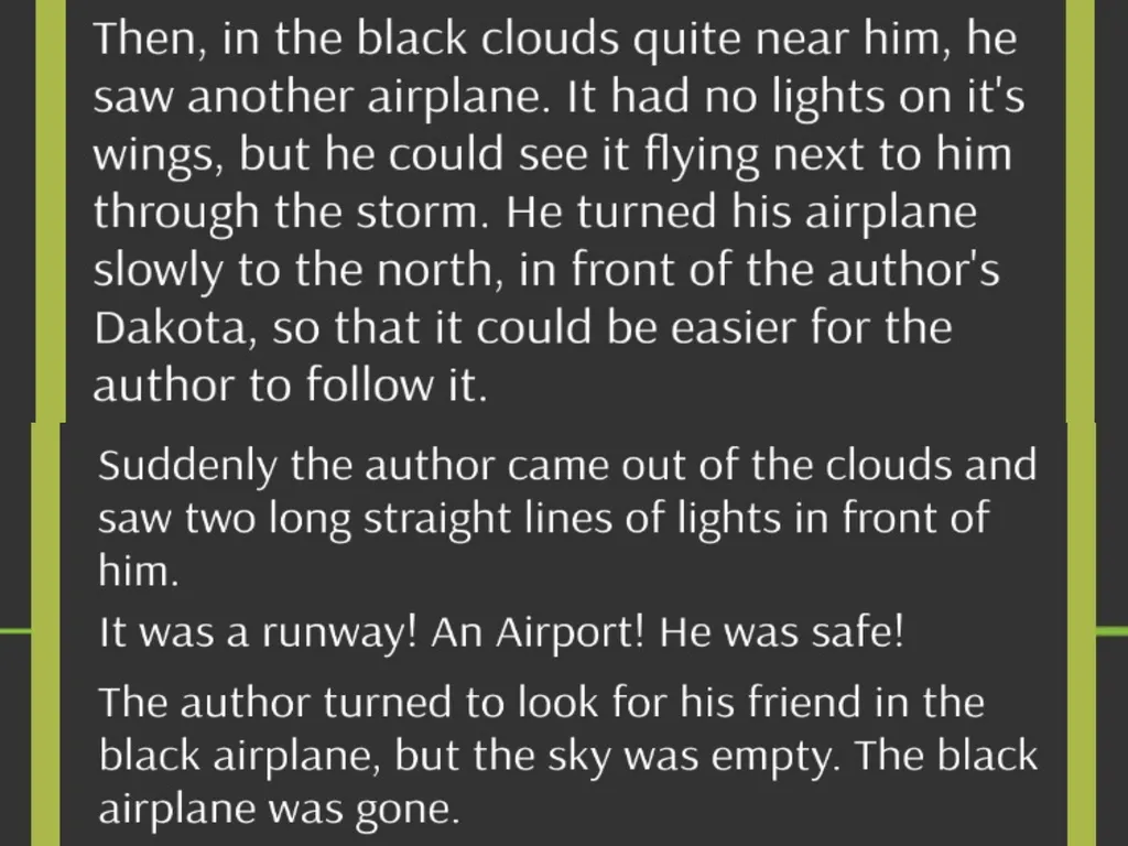 Theme His First Flight: Introduction The story by - slide 17 of 18