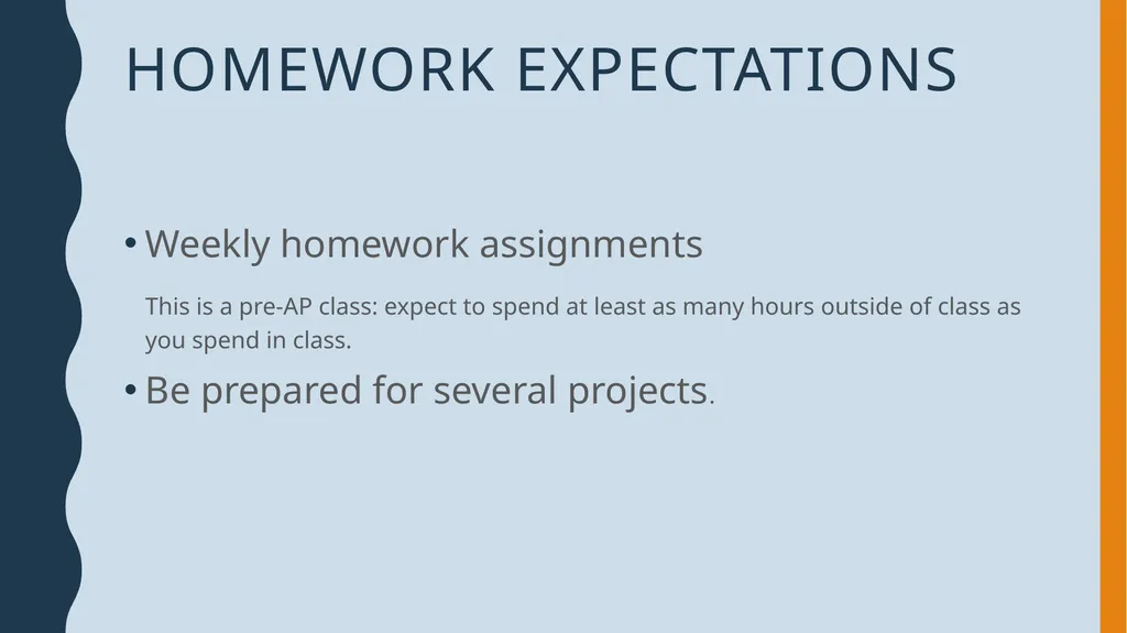 Pre-AP English I Expectations READ, READ, READ - slide 9 of 12