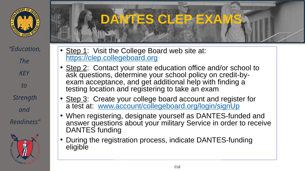 ArmyIgnitED 101 Training NEBRANSKA ARNG Education - slide 23 of 42
