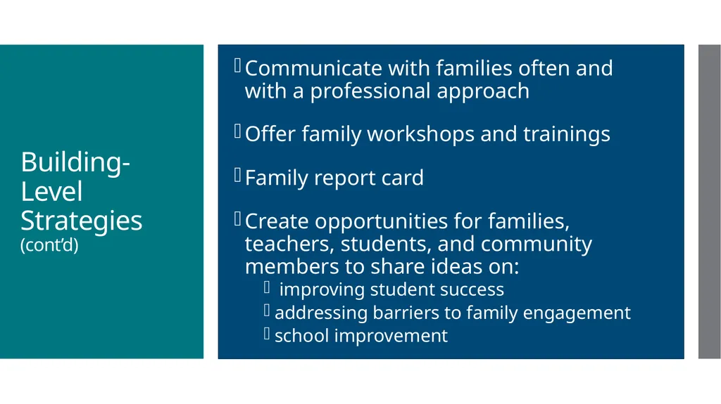 Enhancing Family Engagement Module 3 Supporting - slide 27 of 41