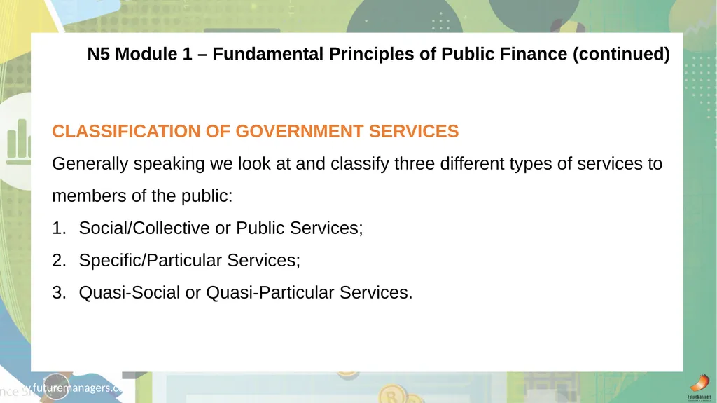 Public Finance N6 & N6 www.futuremanagers.com - slide 16 of 86