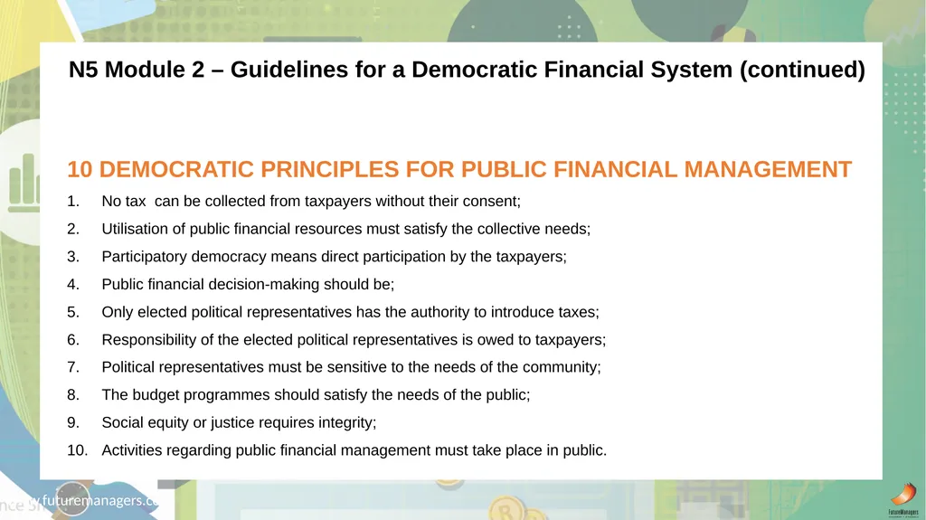 Public Finance N6 & N6 www.futuremanagers.com - slide 24 of 86