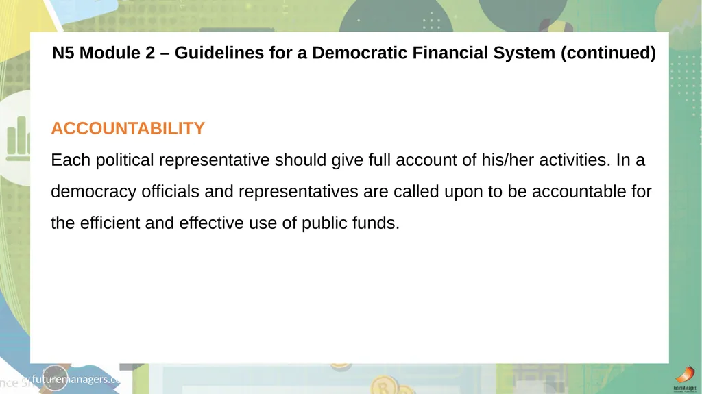 Public Finance N6 & N6 www.futuremanagers.com - slide 25 of 86