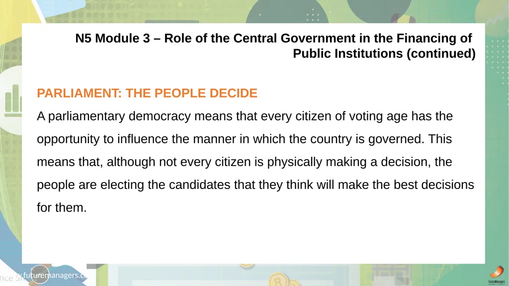 Public Finance N6 & N6 www.futuremanagers.com - slide 32 of 86