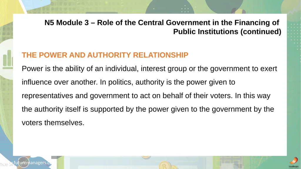 Public Finance N6 & N6 www.futuremanagers.com - slide 33 of 86