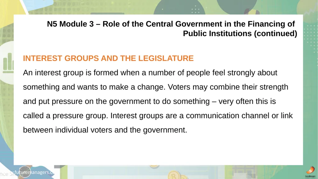 Public Finance N6 & N6 www.futuremanagers.com - slide 35 of 86