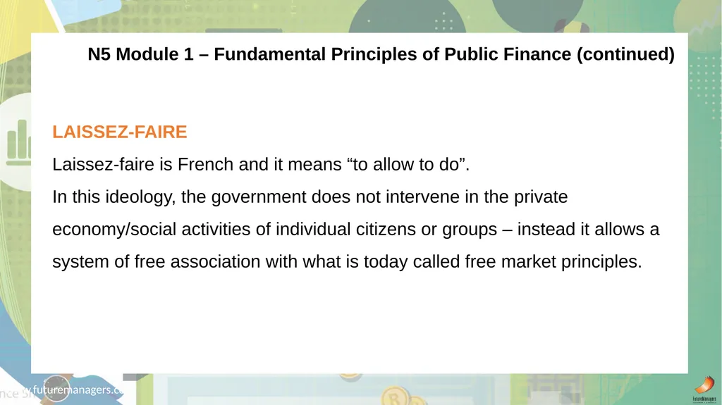 Public Finance N6 & N6 www.futuremanagers.com - slide 4 of 86
