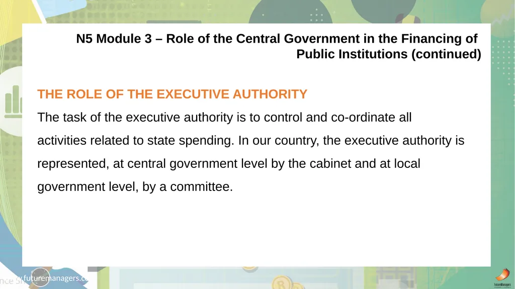 Public Finance N6 & N6 www.futuremanagers.com - slide 43 of 86