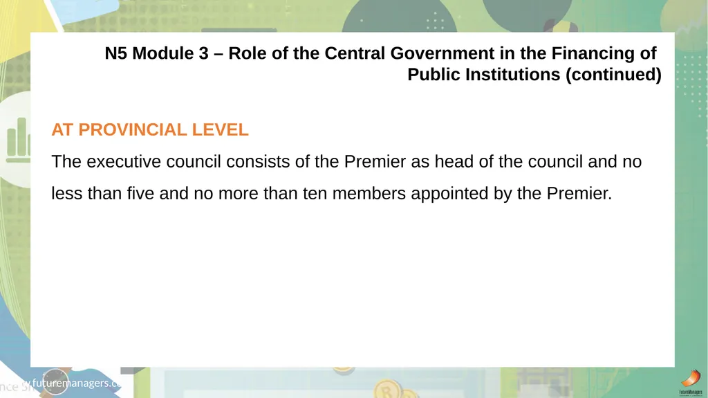 Public Finance N6 & N6 www.futuremanagers.com - slide 44 of 86
