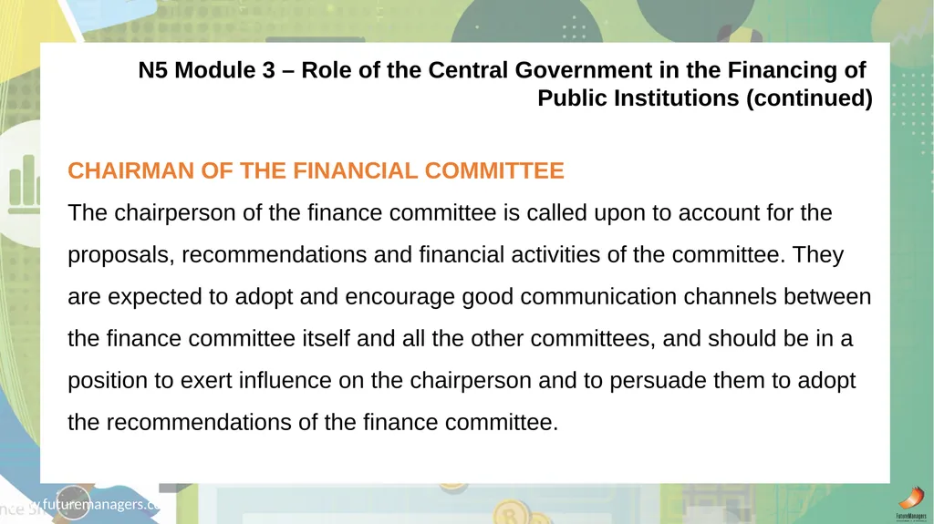 Public Finance N6 & N6 www.futuremanagers.com - slide 46 of 86