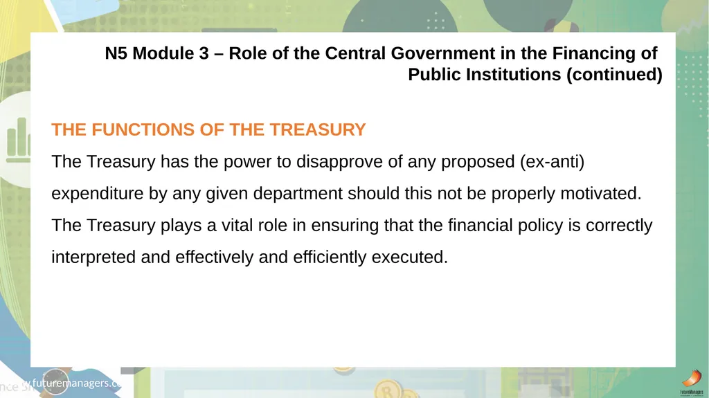 Public Finance N6 & N6 www.futuremanagers.com - slide 47 of 86