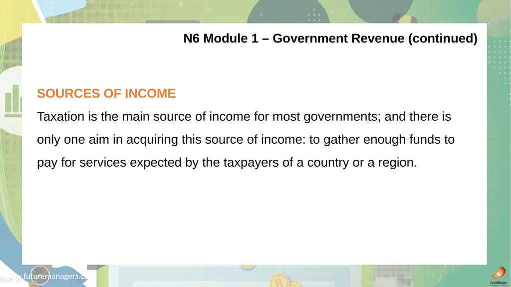 Public Finance N6 & N6 www.futuremanagers.com - slide 61 of 86