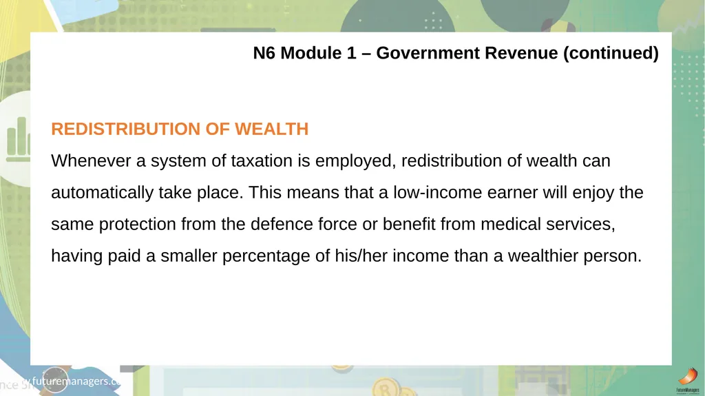 Public Finance N6 & N6 www.futuremanagers.com - slide 63 of 86