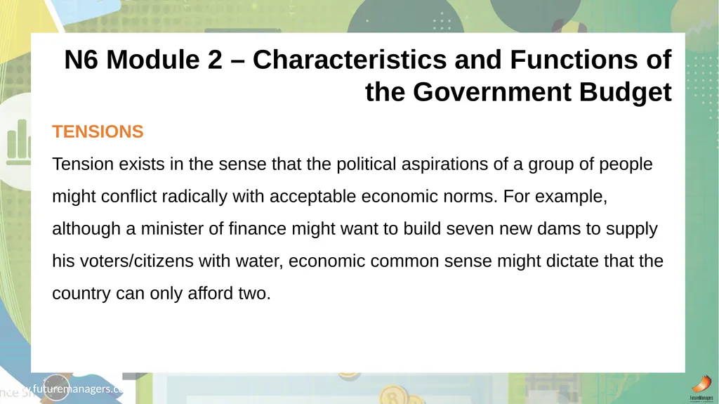 Public Finance N6 & N6 www.futuremanagers.com - slide 66 of 86