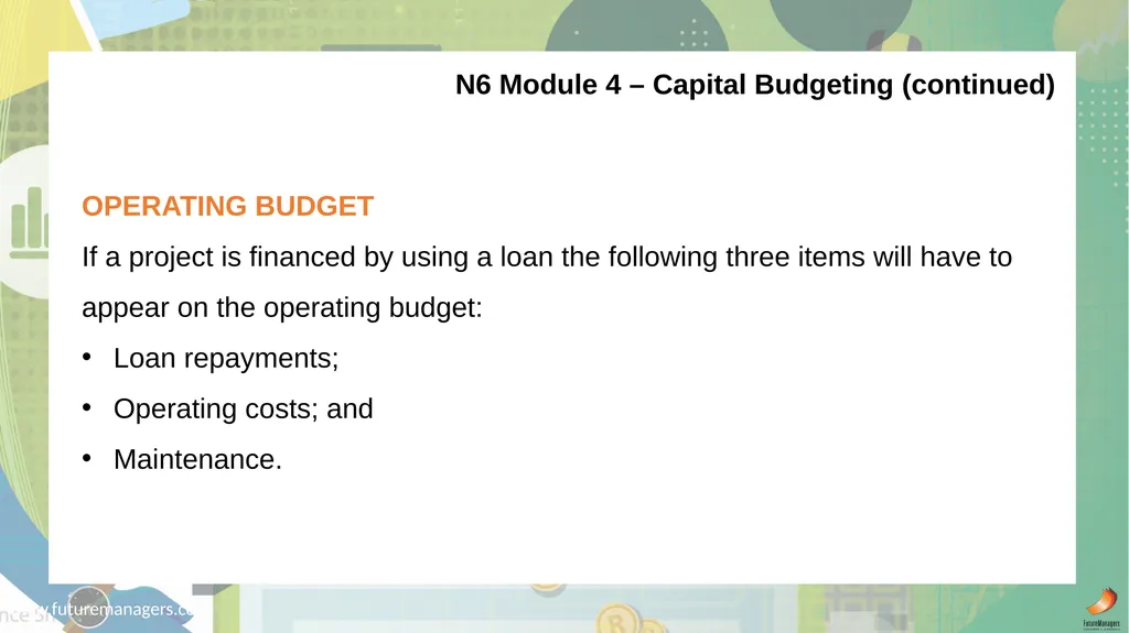 Public Finance N6 & N6 www.futuremanagers.com - slide 82 of 86