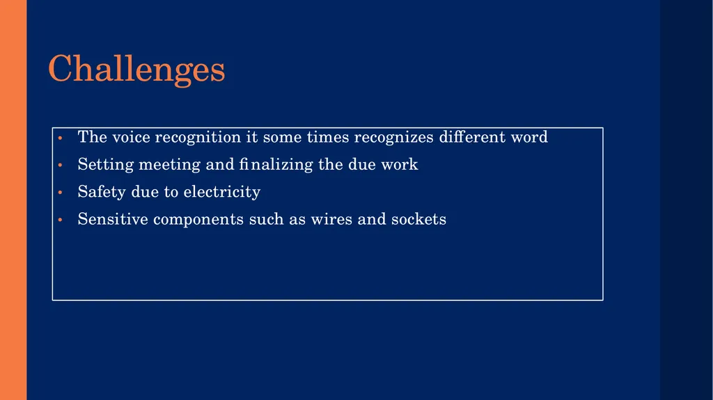 Home/self assistant robot Student Name Student ID - slide 20 of 22