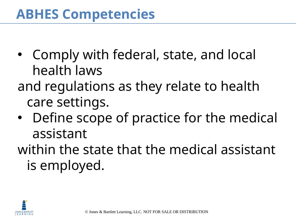 Chapter 2 Law and Ethics Chapter Objectives - slide 7 of 81
