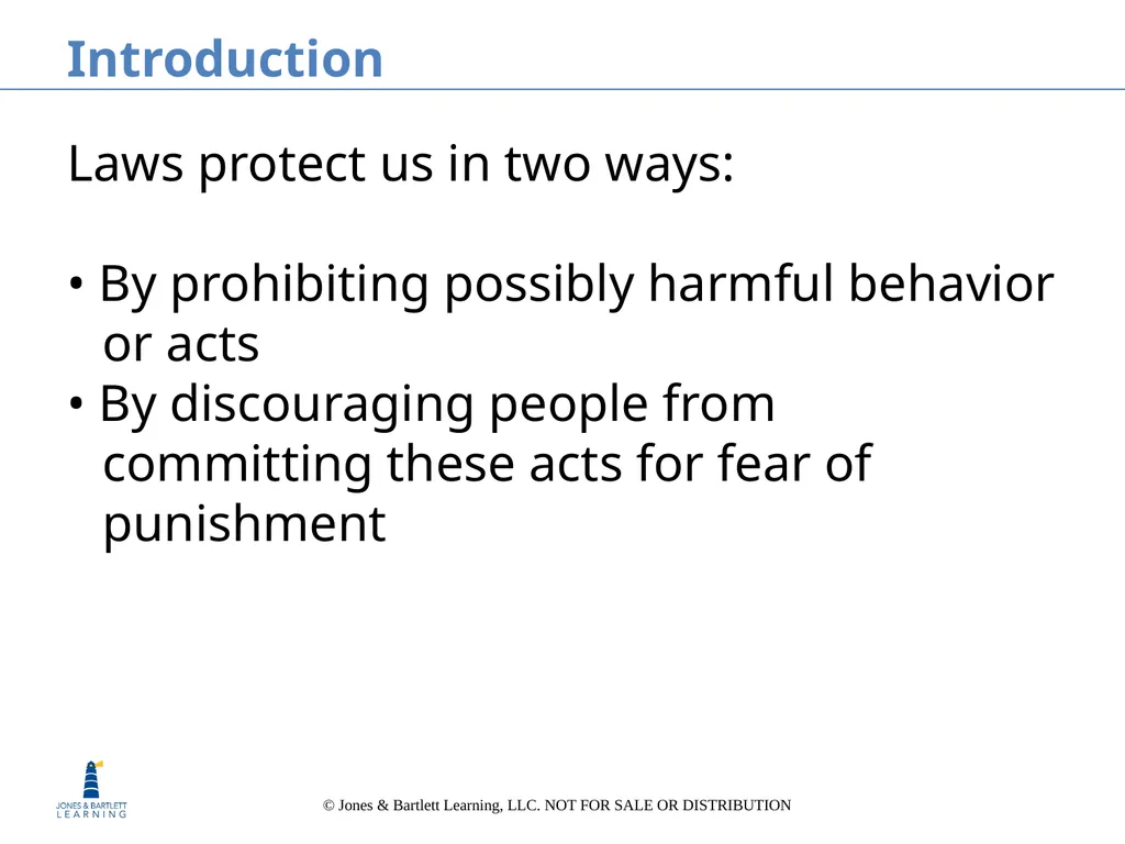 Chapter 2 Law and Ethics Chapter Objectives - slide 10 of 81