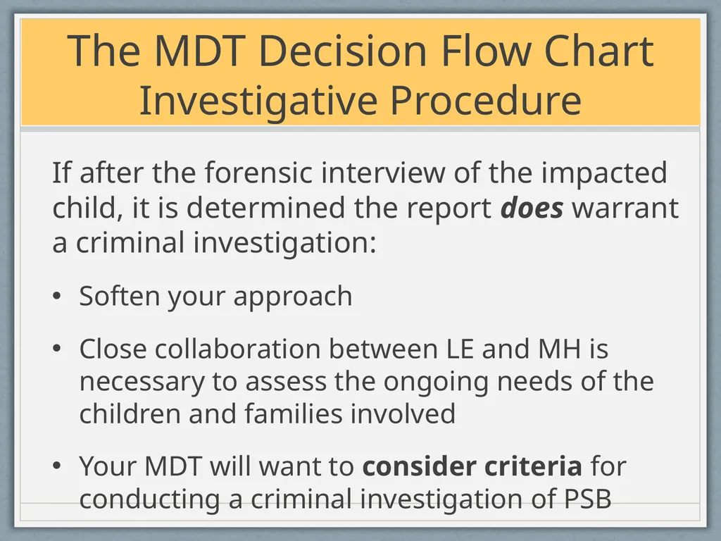 Decision Guide for Multidisciplinary Teams - slide 20 of 40