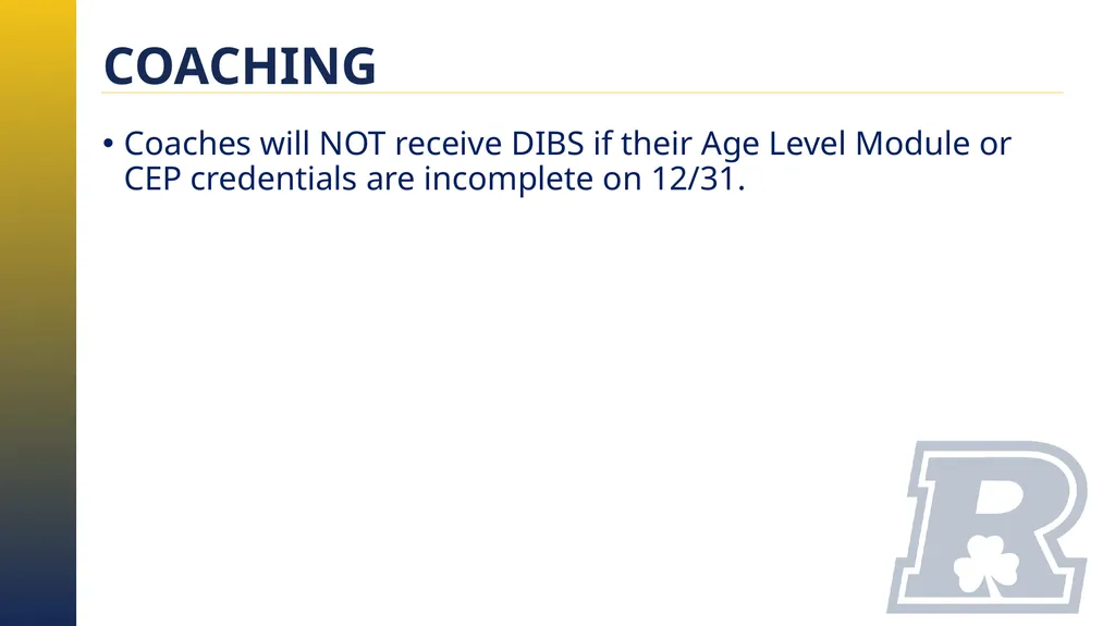 RAHA INITIATION PROGRAM (8 & UNDER) PARENT MEETING - slide 51 of 67