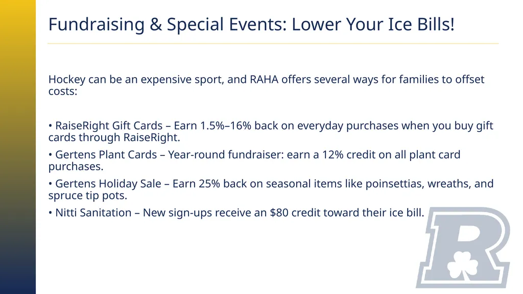 RAHA INITIATION PROGRAM (8 & UNDER) PARENT MEETING - slide 8 of 67