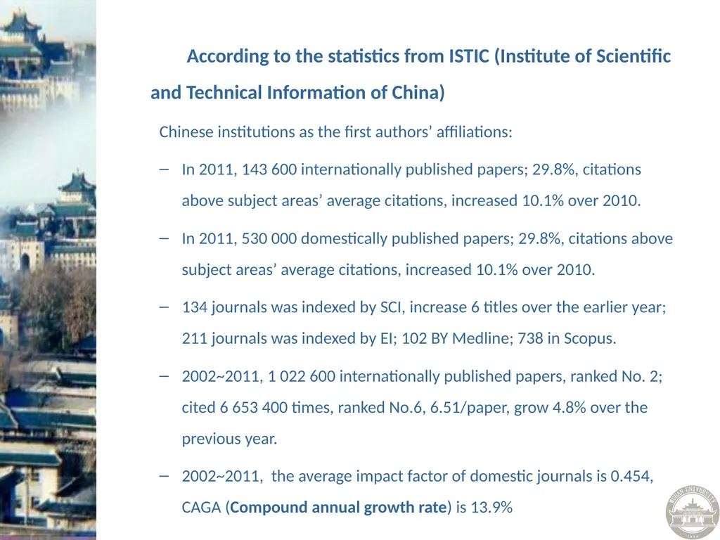 Scholarly Publishing in China: Overview and - slide 13 of 22