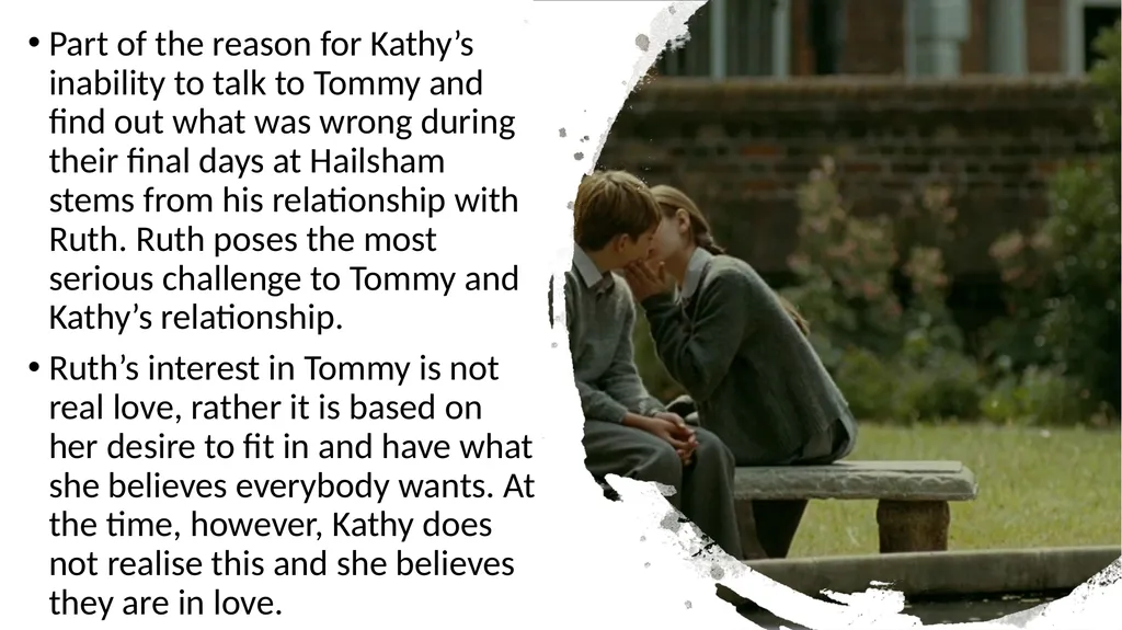 Mode: Relationships ‘Never Let Me Go’ By Kazuo - slide 9 of 24