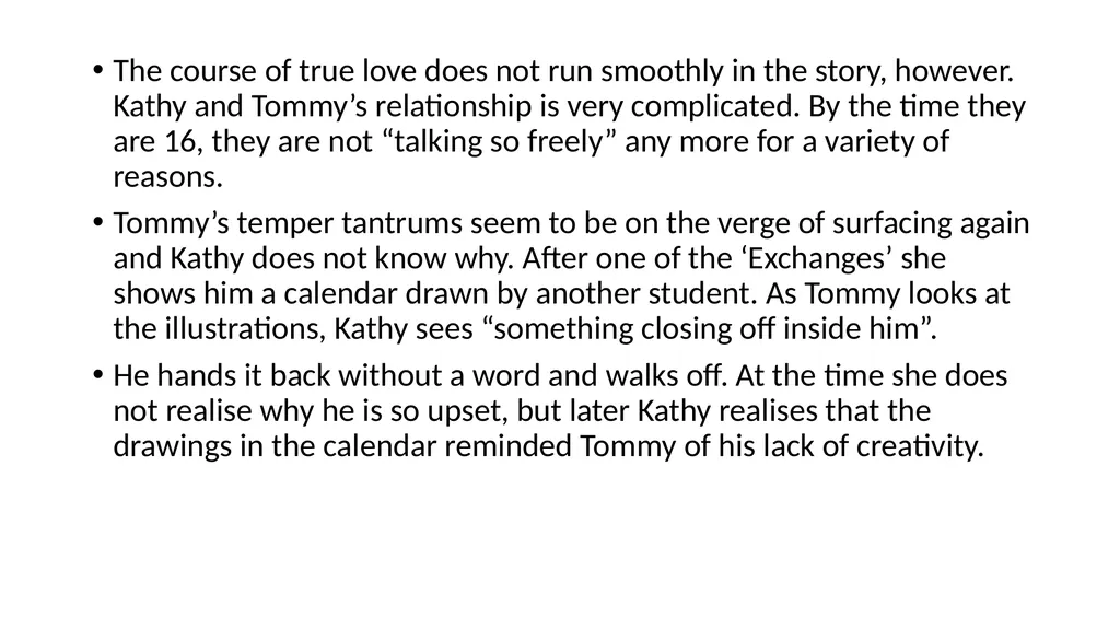 Mode: Relationships ‘Never Let Me Go’ By Kazuo - slide 8 of 24