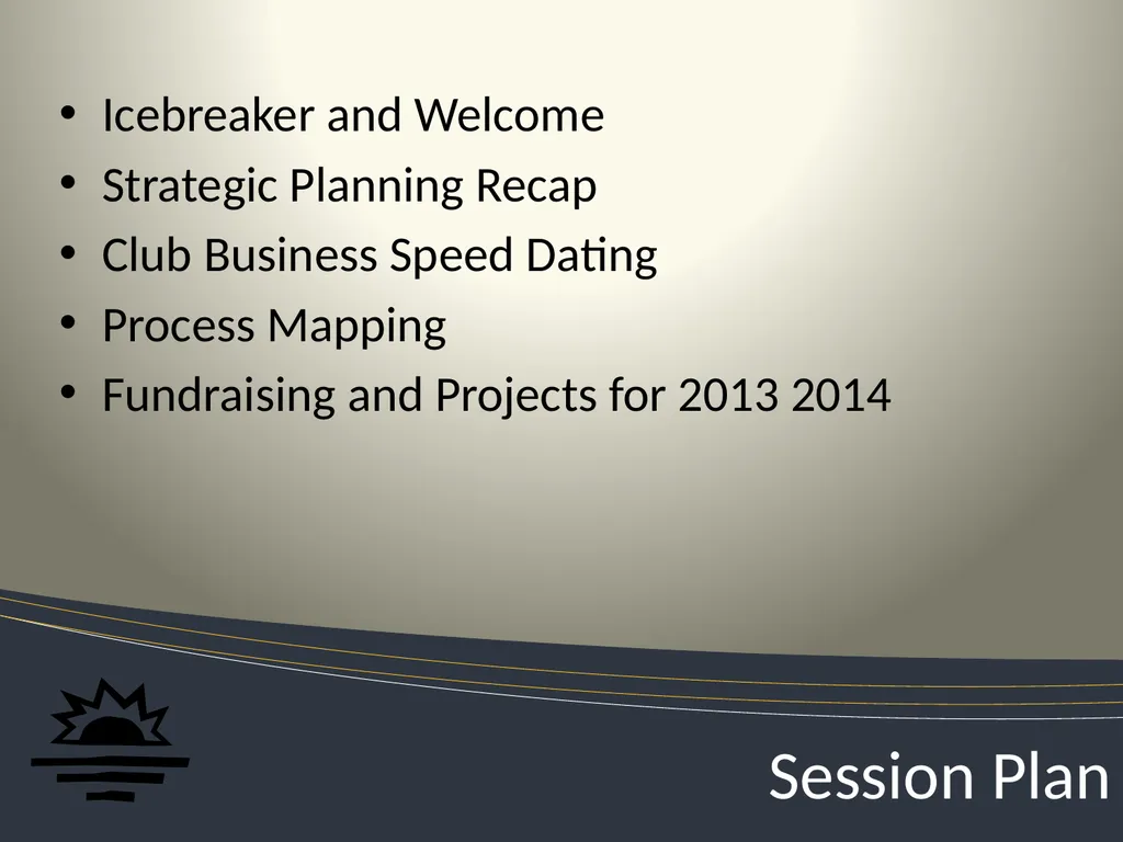 Annual Planning Session 3: 2013 /14 Session Plan - slide 2 of 10