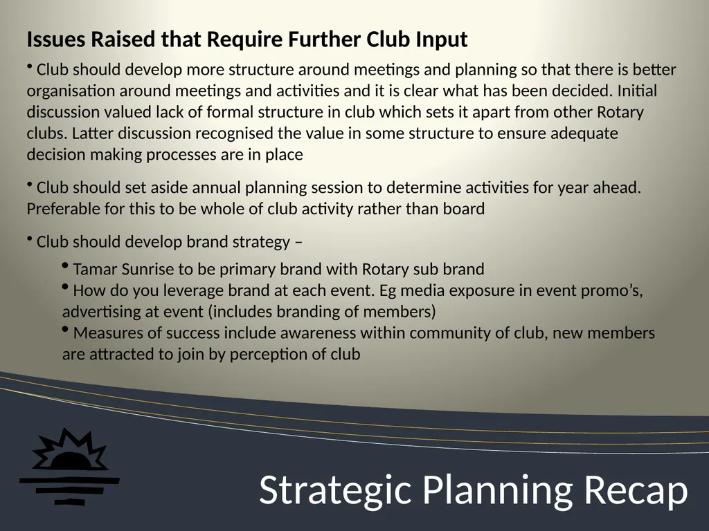 Annual Planning Session 3: 2013 /14 Session Plan - slide 6 of 10