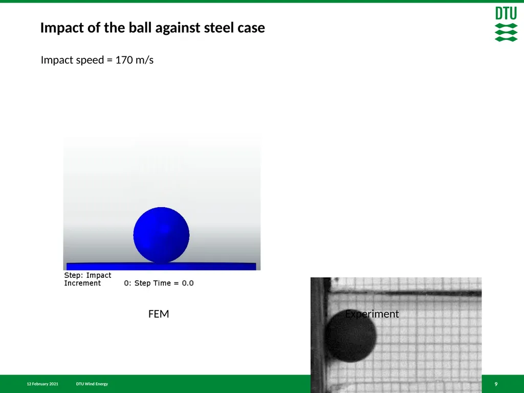Finite element simulation of particle impact on - slide 9 of 28
