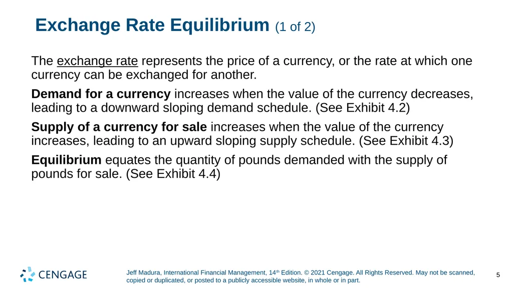 Chapter 4 Exchange Rate Determination Jeff Madura, - slide 5 of 27